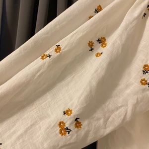 Sunflower peasant top